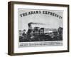 Adams Express Company Advertisement, C1860s-null-Framed Giclee Print