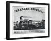 Adams Express Company Advertisement, C1860s-null-Framed Giclee Print