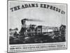 Adams Express Company Advertisement, C1860s-null-Mounted Giclee Print