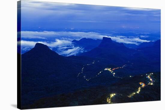 Adams Peak, Sri Lanka, Asia-Christian Kober-Stretched Canvas