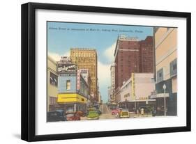 Adams Street, Jacksonville, Florida-null-Framed Art Print