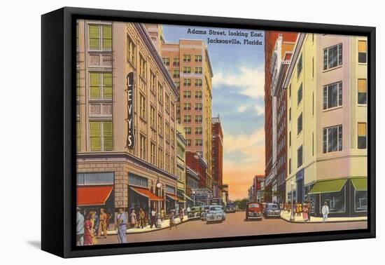 Adams Street, Jacksonville, Florida-null-Framed Stretched Canvas