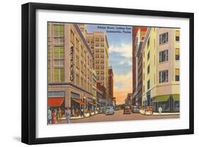 Adams Street, Jacksonville, Florida-null-Framed Art Print