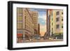 Adams Street, Jacksonville, Florida-null-Framed Art Print