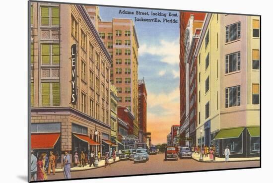 Adams Street, Jacksonville, Florida-null-Mounted Art Print