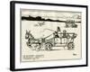 Adapted Motor Car Using a Donkey-William Heath Robinson-Framed Art Print