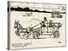 Adapted Motor Car Using a Donkey-William Heath Robinson-Stretched Canvas