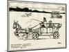 Adapted Motor Car Using a Donkey-William Heath Robinson-Mounted Art Print