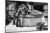 Adding Hops to Boiling Beer in an American Brewery, 1885-null-Mounted Giclee Print