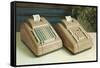 Adding Machines-null-Framed Stretched Canvas