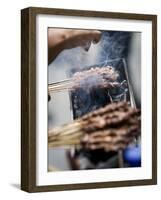 Adding Spice to the Barbeque, Kunming, Yunnan, China-Porteous Rod-Framed Photographic Print