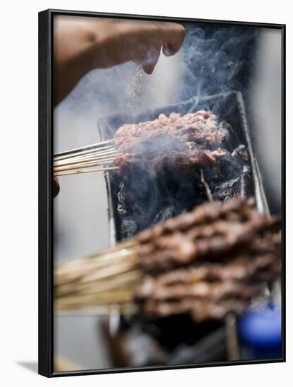 Adding Spice to the Barbeque, Kunming, Yunnan, China-Porteous Rod-Framed Photographic Print