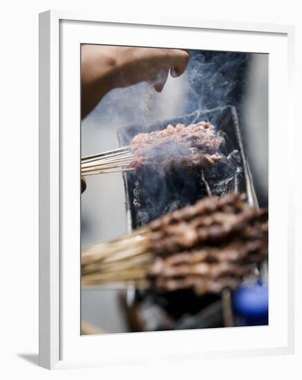 Adding Spice to the Barbeque, Kunming, Yunnan, China-Porteous Rod-Framed Photographic Print