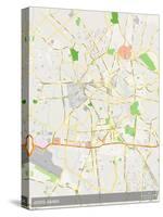 Addis Ababa, Ethiopia Map-null-Stretched Canvas