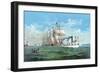 Addison Shipwrights - Fishing Fleet-W.j. Morgan & Co.-Framed Art Print