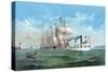 Addison Shipwrights - Fishing Fleet-W.j. Morgan & Co.-Stretched Canvas