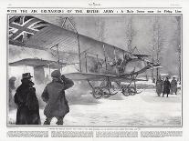 British Biplane at an Airfield Near Hollebeke, Belgium, World War I-Addison Thomas Millar-Giclee Print