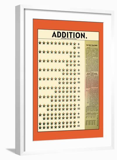 Addition-null-Framed Art Print