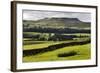 Addlebrough from Askrigg in Wensleydale, Yorkshire Dales, North Yorkshire, Yorkshire, England, UK-Mark Sunderland-Framed Photographic Print