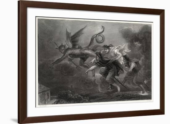 Address to the Devil-J.m. Wright-Framed Art Print