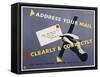 Address Your Mail Clearly and Correctly-Leonard Beaumont-Framed Stretched Canvas