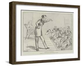 Addressing His Constituents-Randolph Caldecott-Framed Giclee Print