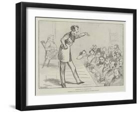 Addressing His Constituents-Randolph Caldecott-Framed Giclee Print