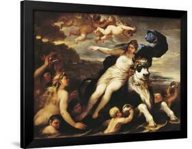 Adduction of Europa-Luca Giordano-Framed Giclee Print