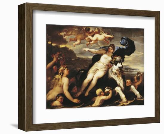 Adduction of Europa-Luca Giordano-Framed Giclee Print