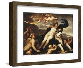 Adduction of Europa-Luca Giordano-Framed Giclee Print