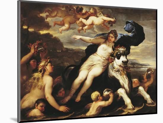 Adduction of Europa-Luca Giordano-Mounted Giclee Print