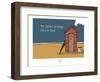 Adé l'chicon - Cabine de plage dans le nord-Sylvain Bichicchi-Framed Art Print