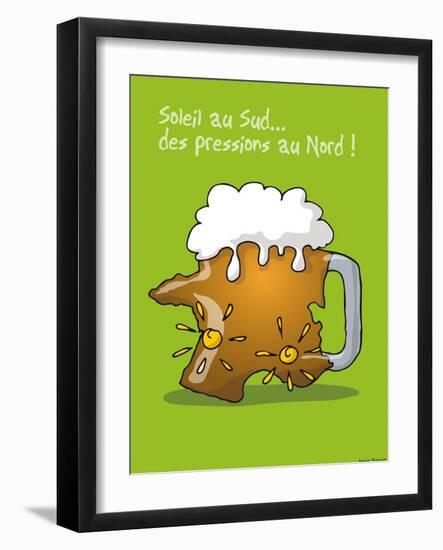 Adé l'chicon - Des pressions au nord-Sylvain Bichicchi-Framed Art Print