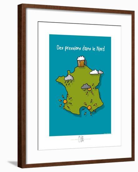 Adé l'chicon - Des pressions dans le nord (2)-Sylvain Bichicchi-Framed Art Print