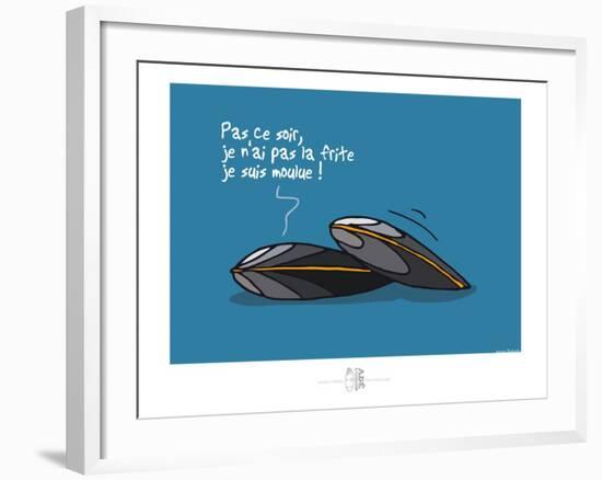 Adé l'chicon - Je suis moulue !-Sylvain Bichicchi-Framed Art Print