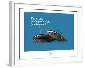 Adé l'chicon - Je suis moulue !-Sylvain Bichicchi-Framed Art Print