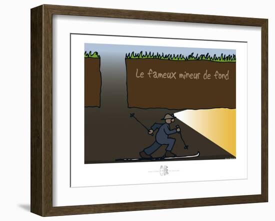 Adé l'chicon - Mineurs de fond-Sylvain Bichicchi-Framed Art Print