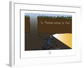 Adé l'chicon - Mineurs de fond-Sylvain Bichicchi-Framed Art Print