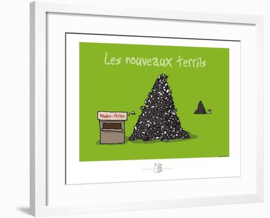 Adé l'chicon - Nouveaux terrils-Sylvain Bichicchi-Framed Art Print