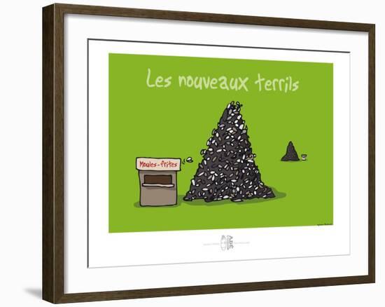 Adé l'chicon - Nouveaux terrils-Sylvain Bichicchi-Framed Art Print