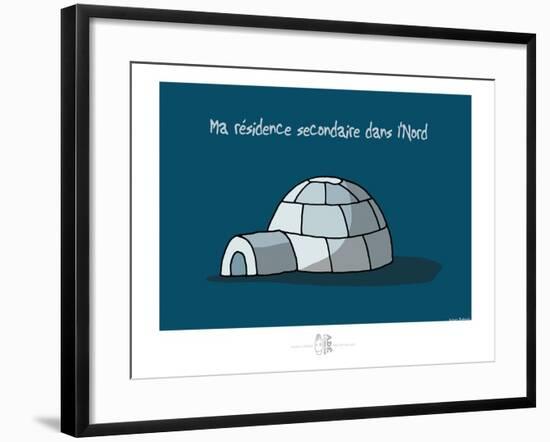 Adé l'chicon - Résidence secondaire dans le nord-Sylvain Bichicchi-Framed Art Print