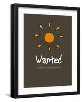 Adé l'chicon - Wanted-Sylvain Bichicchi-Framed Art Print