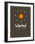 Adé l'chicon - Wanted-Sylvain Bichicchi-Framed Art Print