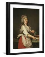 Adelaide Augie (Ou Auguier), Femme De Chambre De La Reine En Laitiere Au Trianon - Madame Adelaide-Adolf Ulrich Wertmuller-Framed Giclee Print