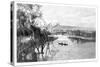 Adelaide, from the River Torrens, 1886-null-Stretched Canvas