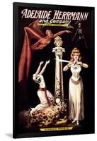 Adelaide Herrmann and Company: Hindoo Magic-null-Framed Art Print