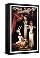 Adelaide Herrmann and Company: Hindoo Magic-null-Framed Stretched Canvas