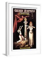 Adelaide Herrmann and Company: Hindoo Magic-null-Framed Art Print