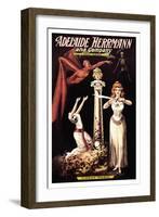 Adelaide Herrmann and Company: Hindoo Magic-null-Framed Art Print