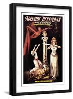 Adelaide Herrmann and Company: Hindoo Magic-null-Framed Art Print